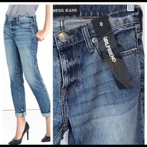 Express Medium Wash Boyfriend Jeans. Worn once.